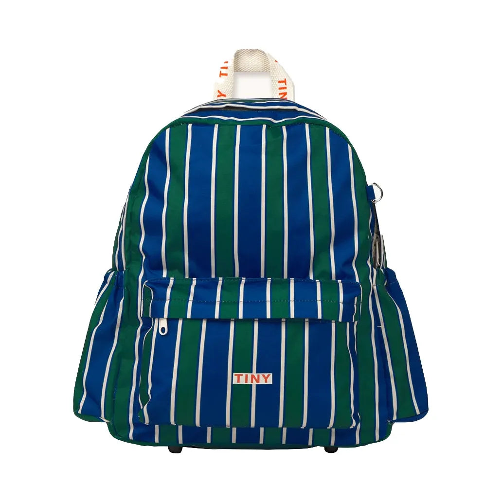 Retro Stripes Blue Backpack