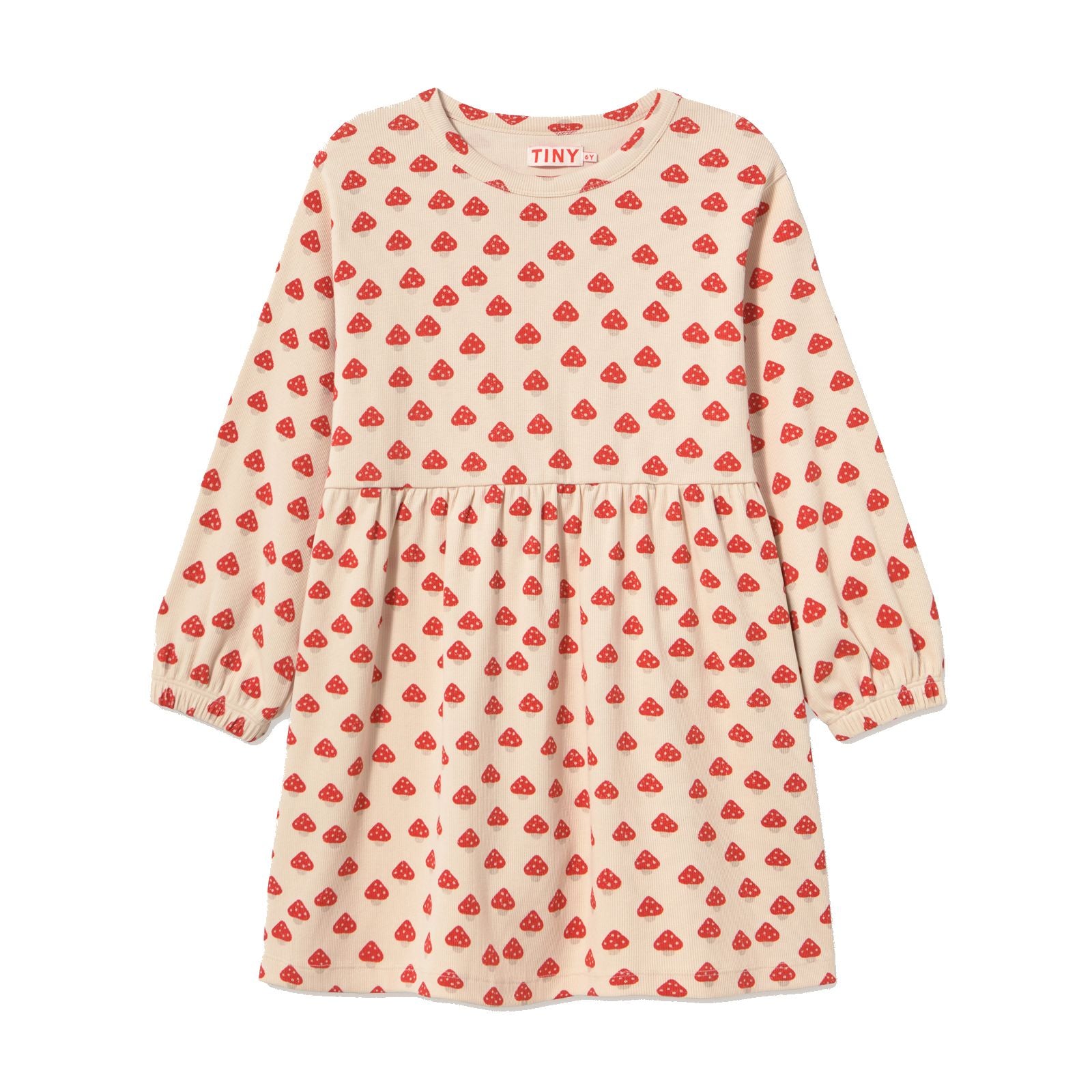 Mini Mushrooms Rib Dress
