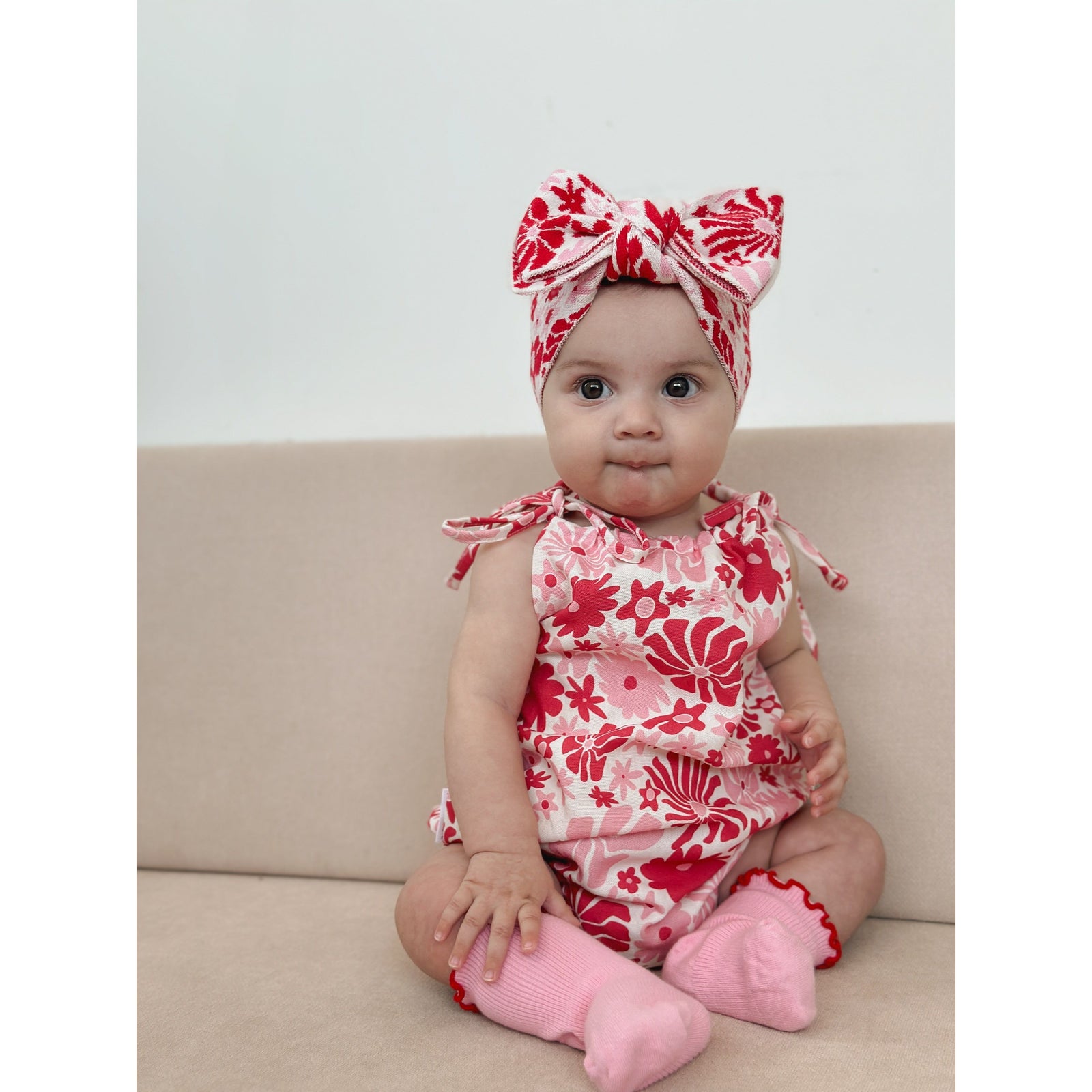 Eva Bubble Romper Rosa