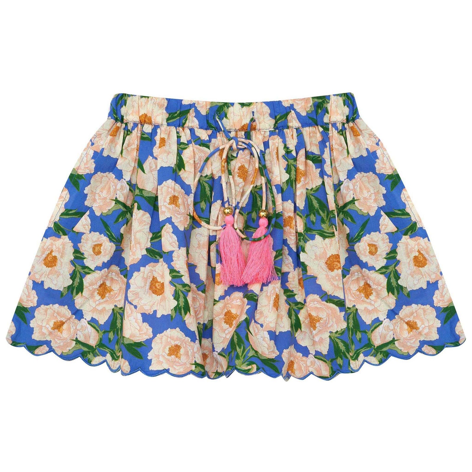 Anna Skirt-Soiree Bouquet Bondi Blue