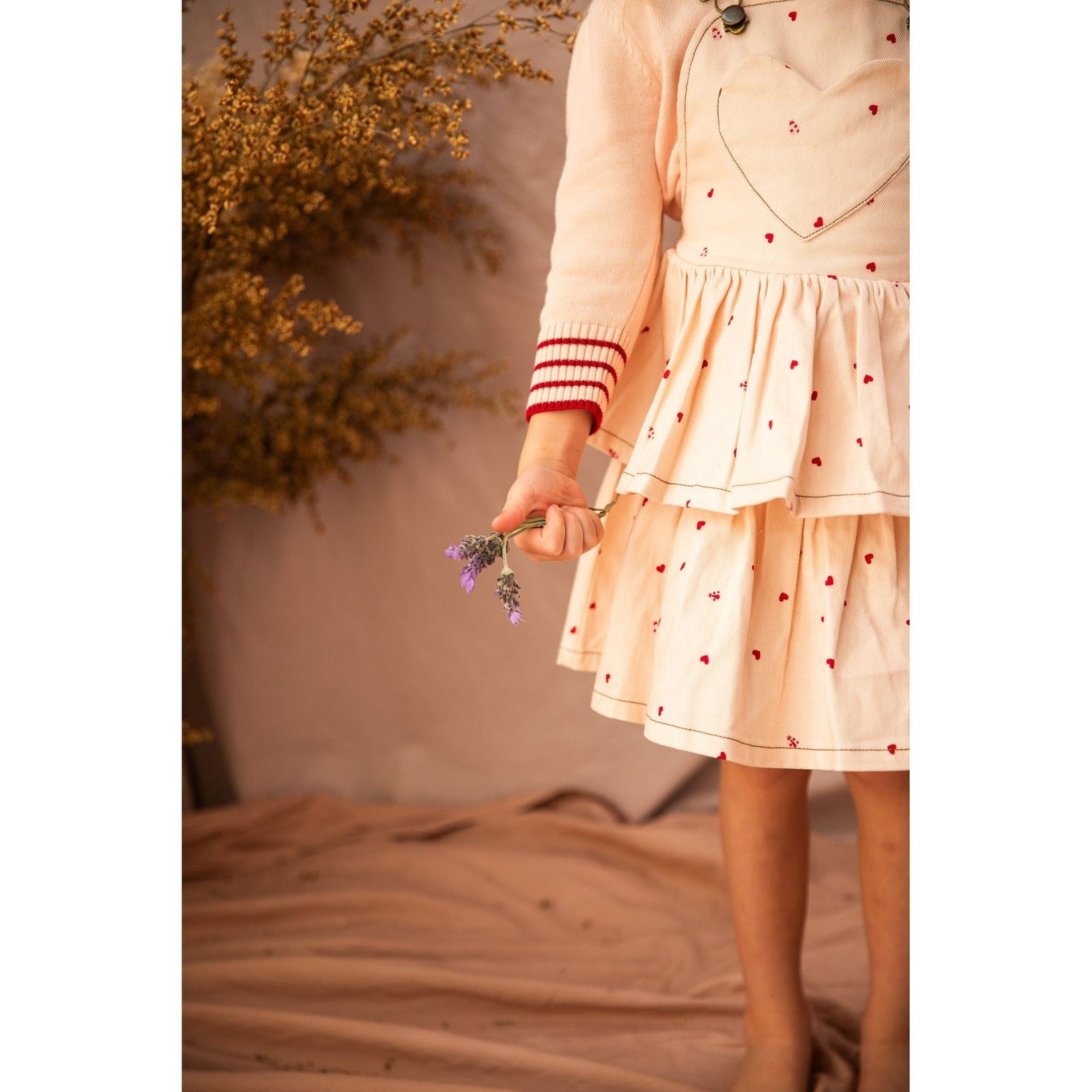 Annabelle Pinny-Piggy Pink Love Bug