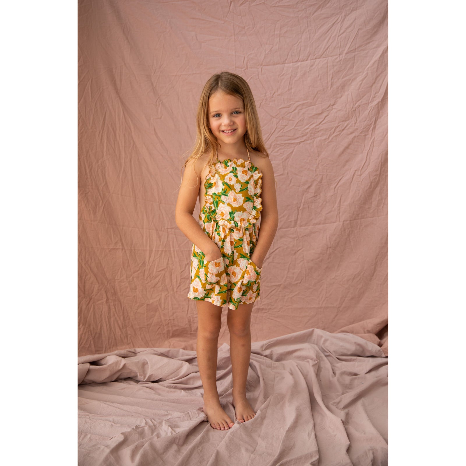 Annie Jumpsuit-Soiree Bouquet Strawberry Sundae