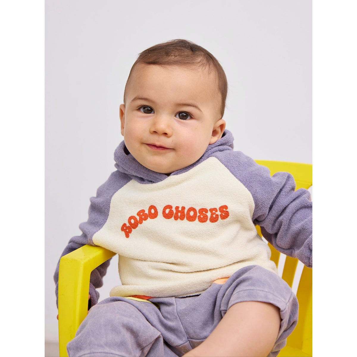 Baby Wavy Bobo Choses Terry Cloth Hoodie