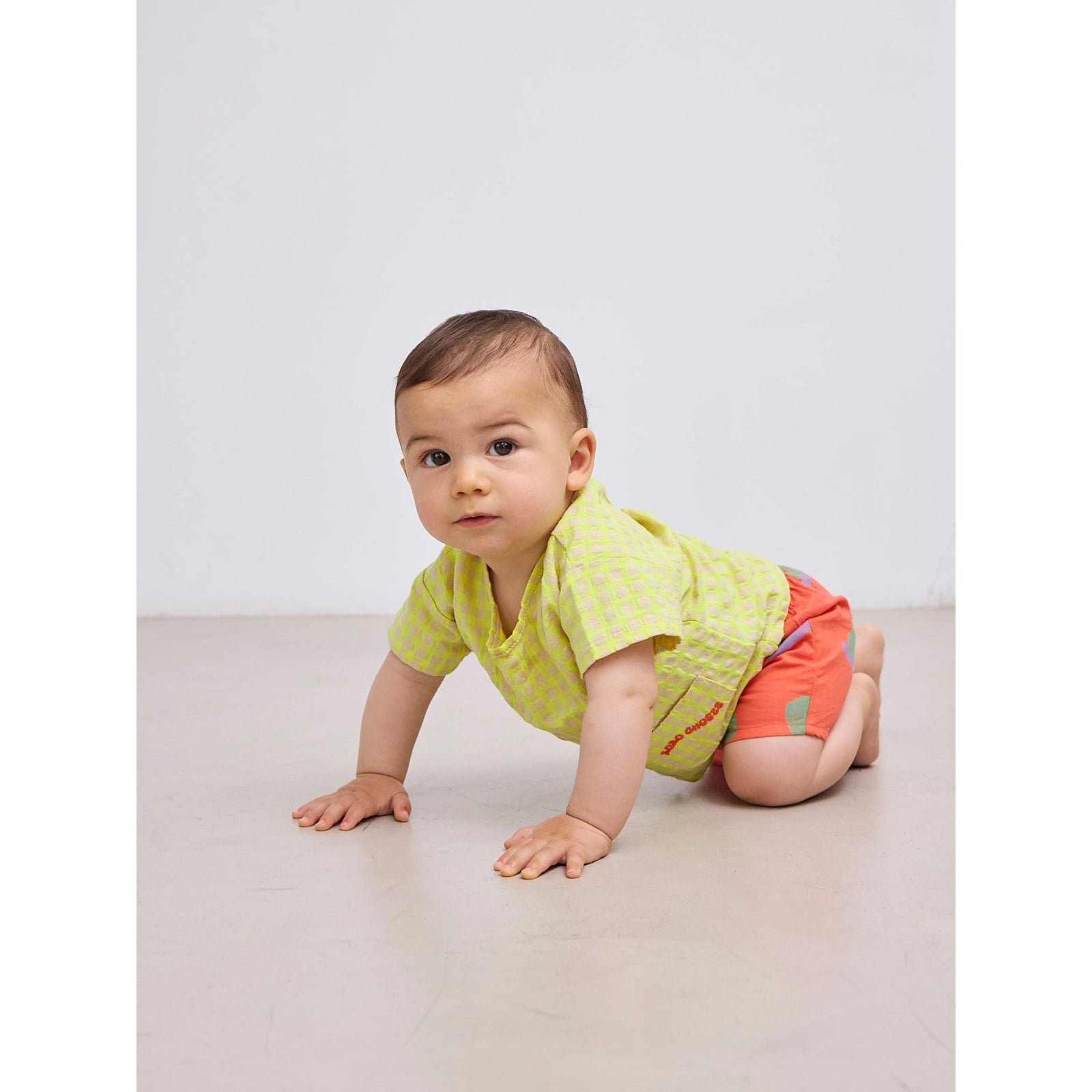 Baby Funny Snail All Over Woven Shorts