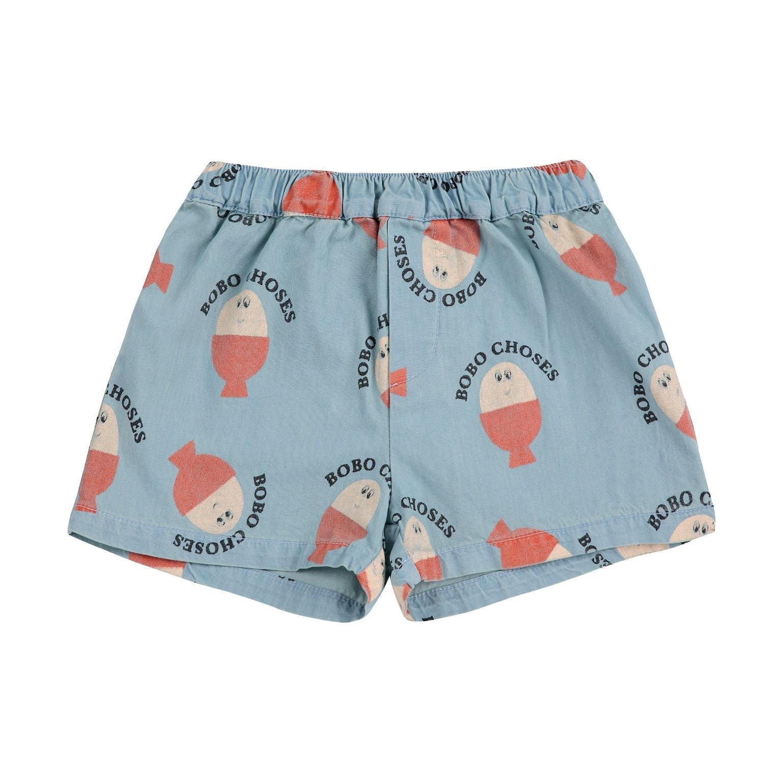 Baby Morning Egg All Over Denim Shorts