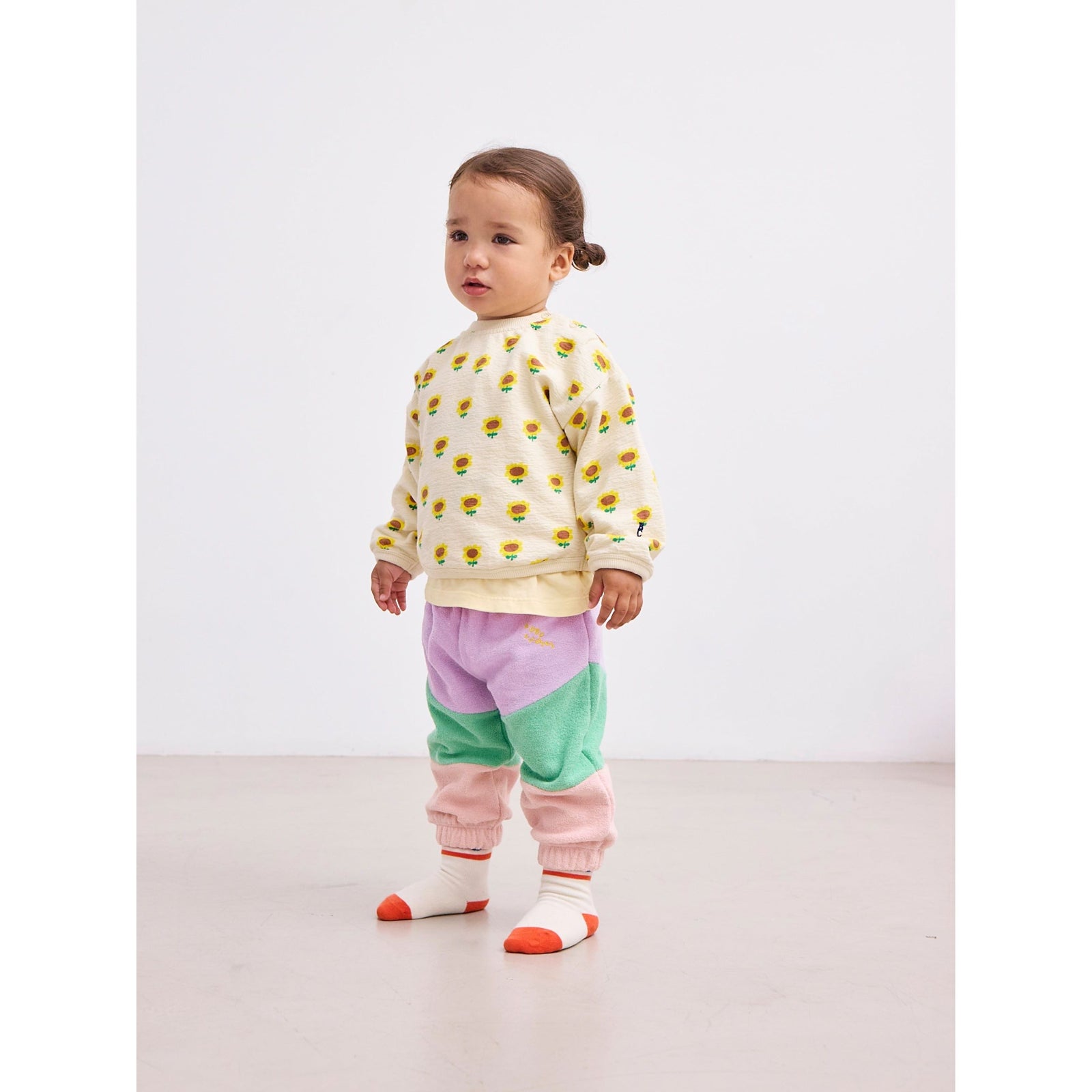 Baby Lila Color Block Jogging Pants