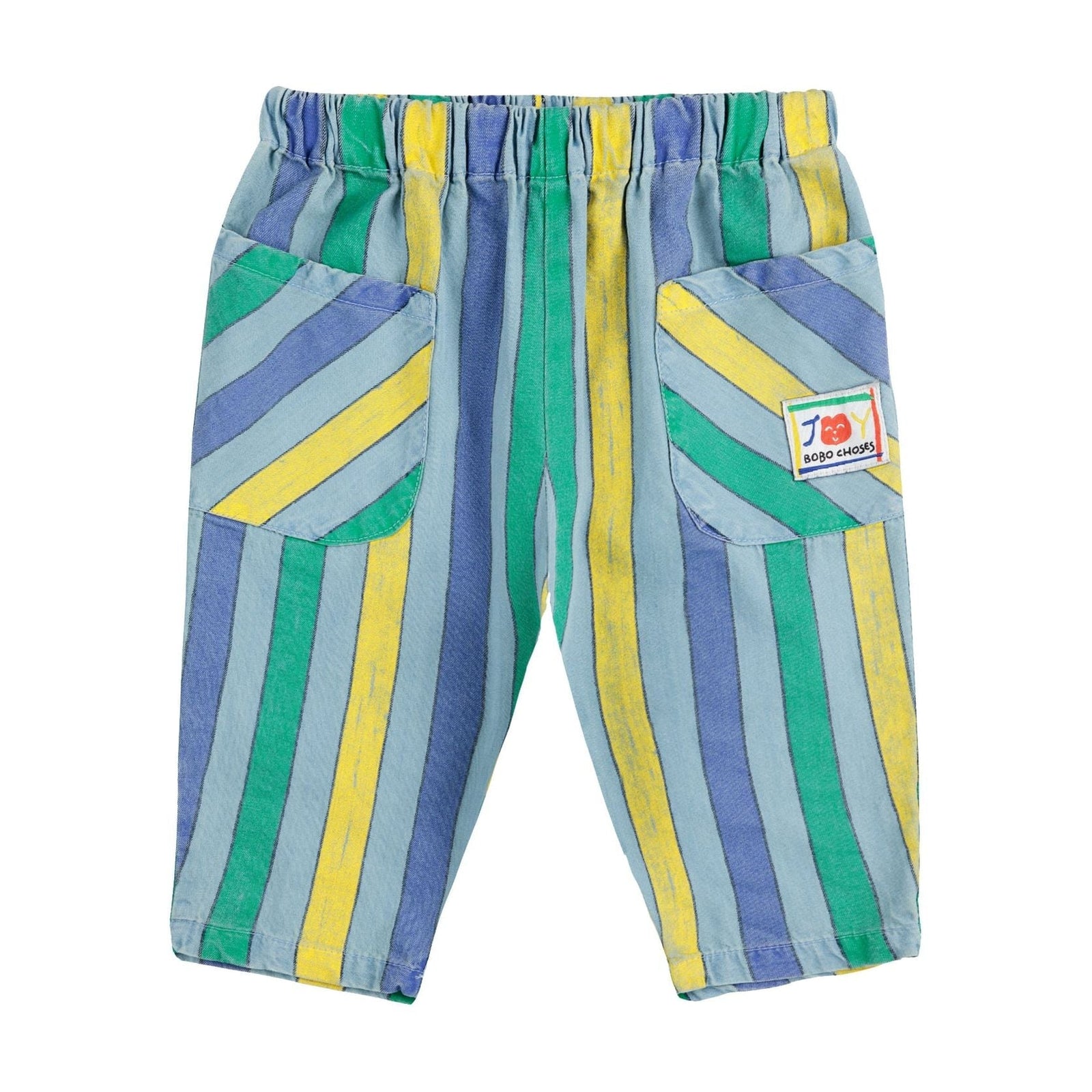 Baby Multicolor Stripes Denim Pants