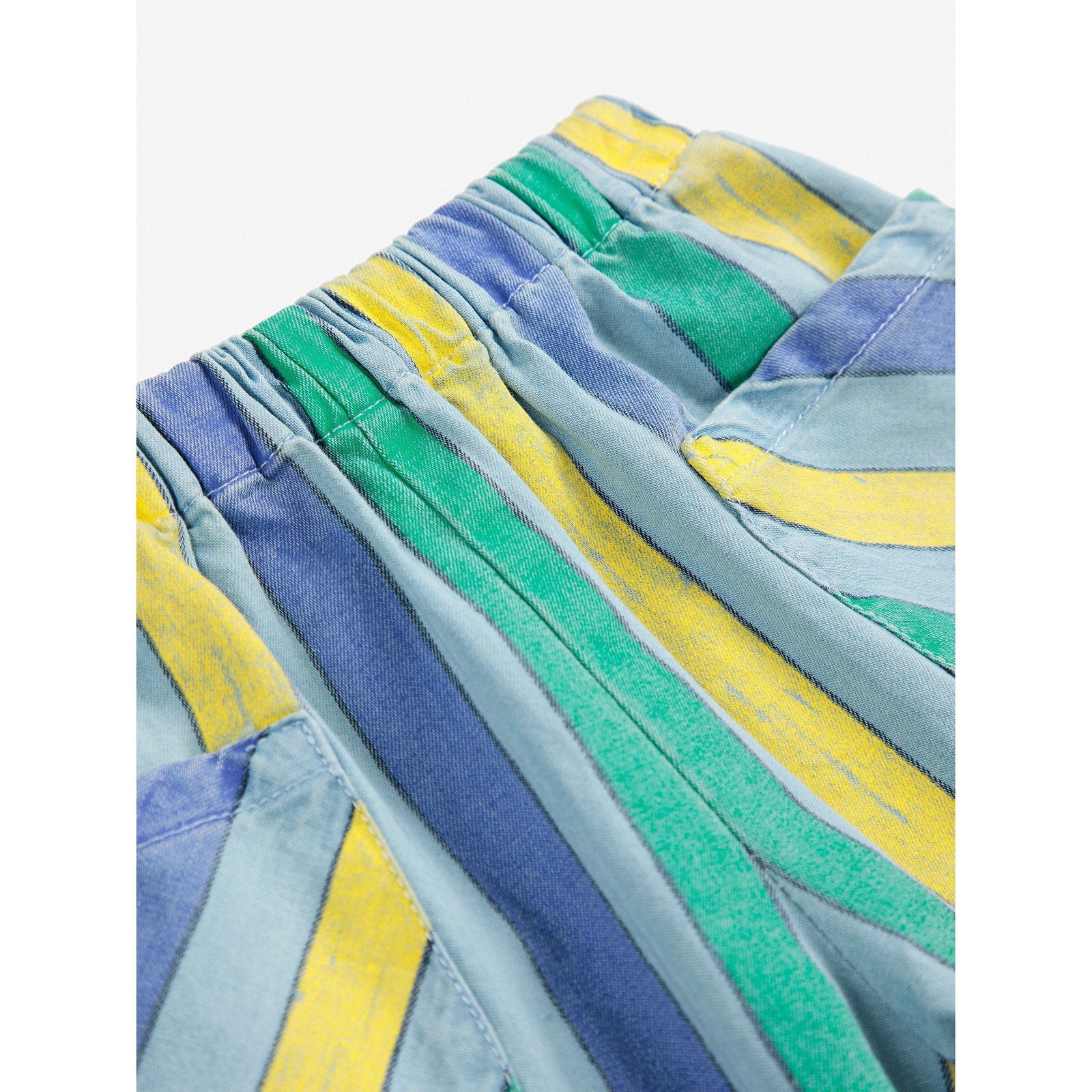 Baby Multicolor Stripes Denim Pants