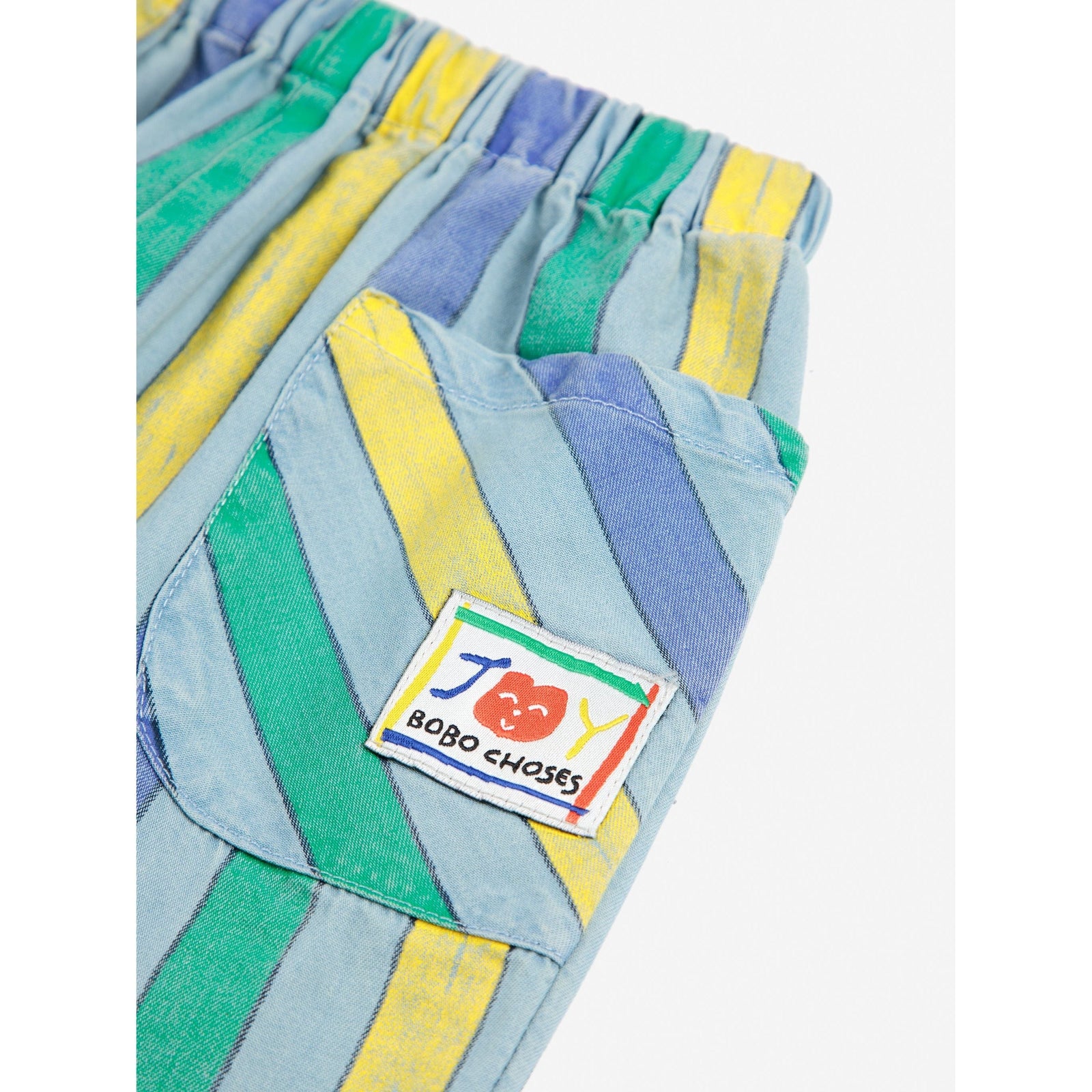 Baby Multicolor Stripes Denim Pants