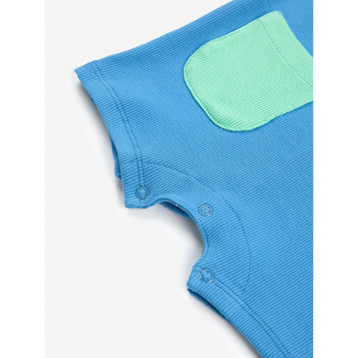 Baby Smiling Blue Playsuit