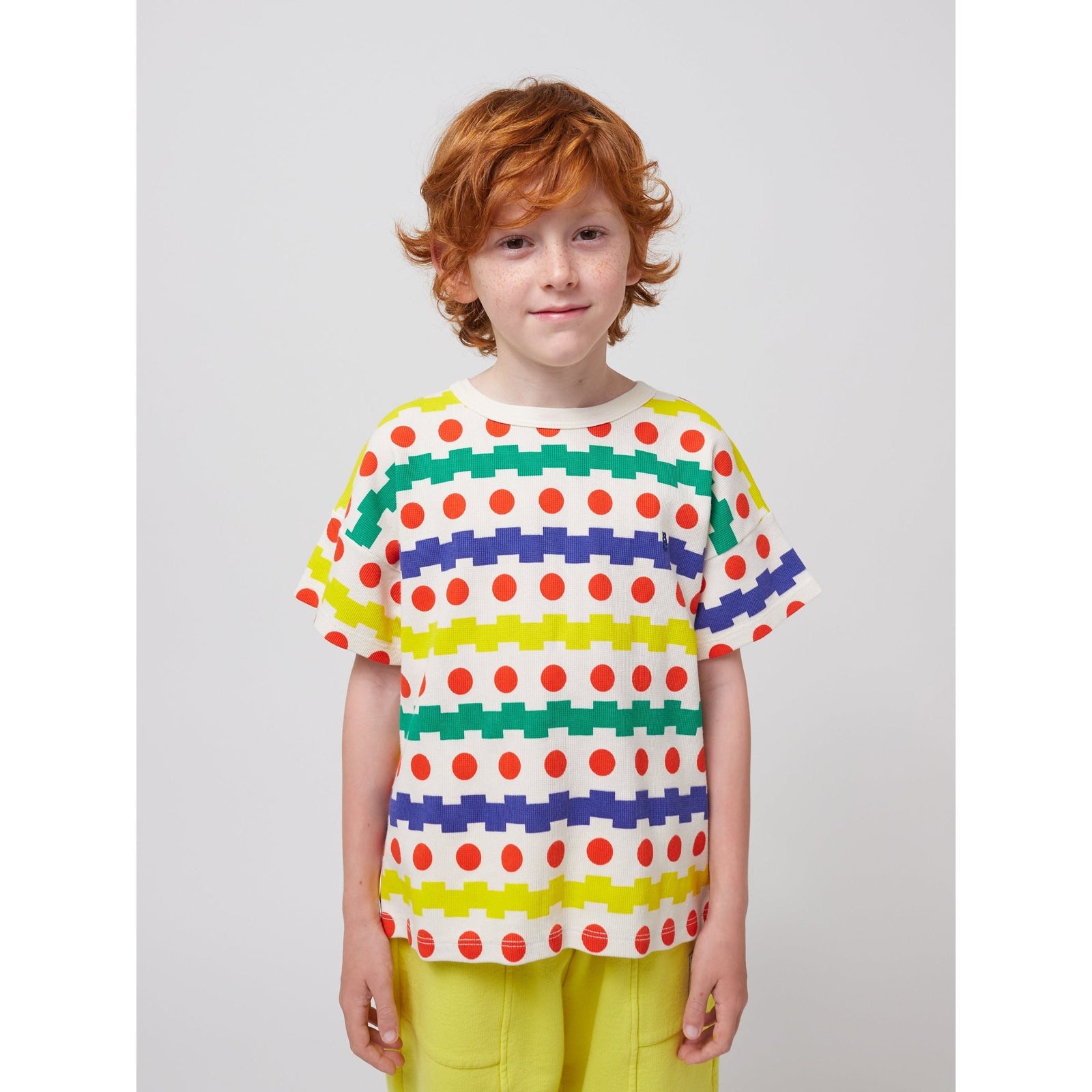 Geometric All Over Waffle T-Shirt