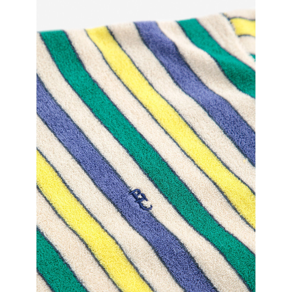 Multicolor Stripes Terry Cloth Sweatshirt