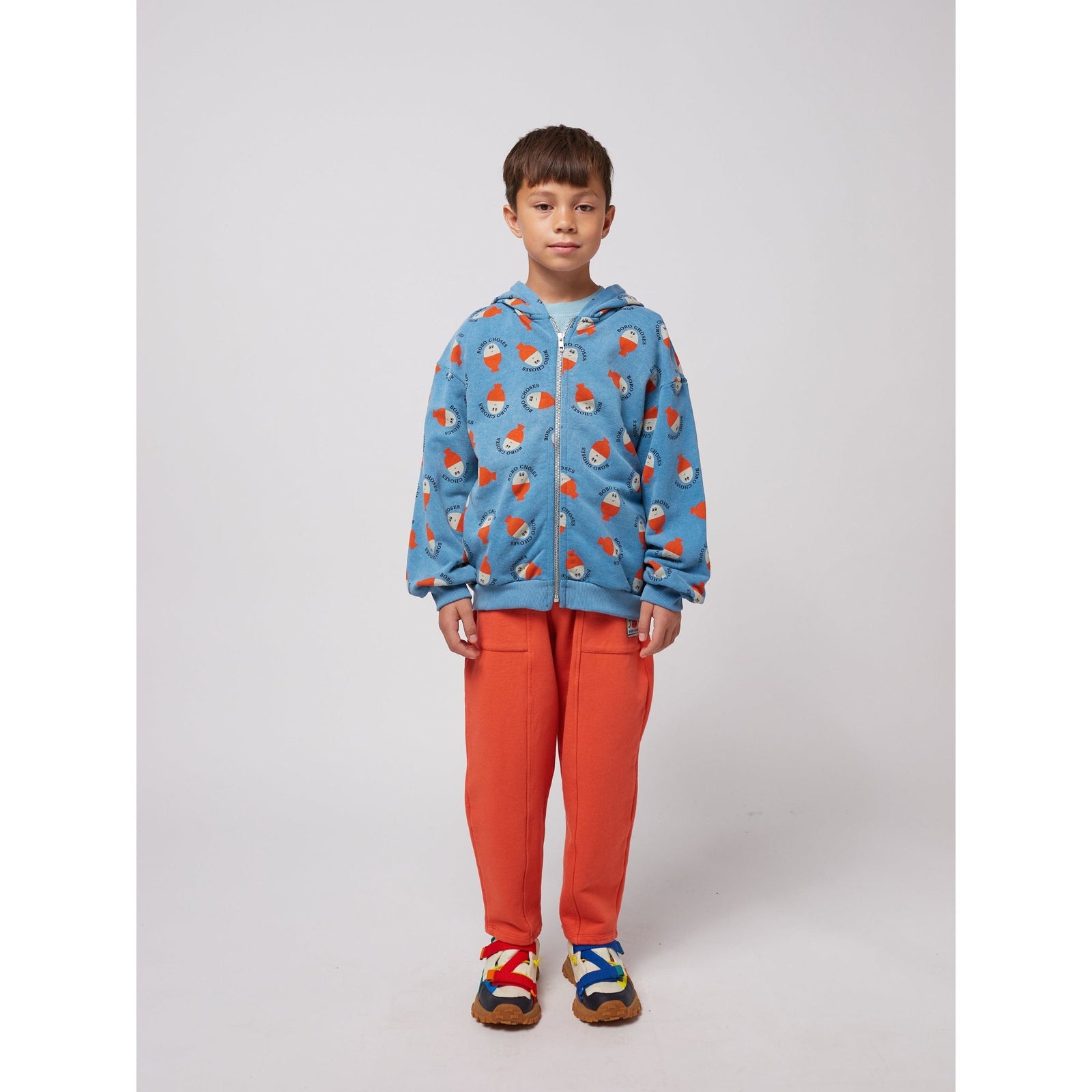 Morning Egg All Over Zipped Hoodie