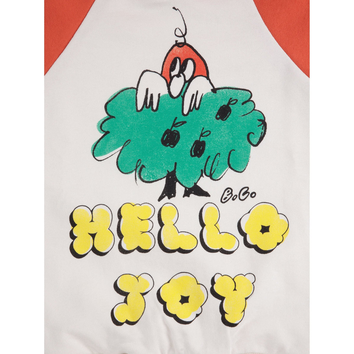 Hello Joy Ranglan Sleeves Hoodie