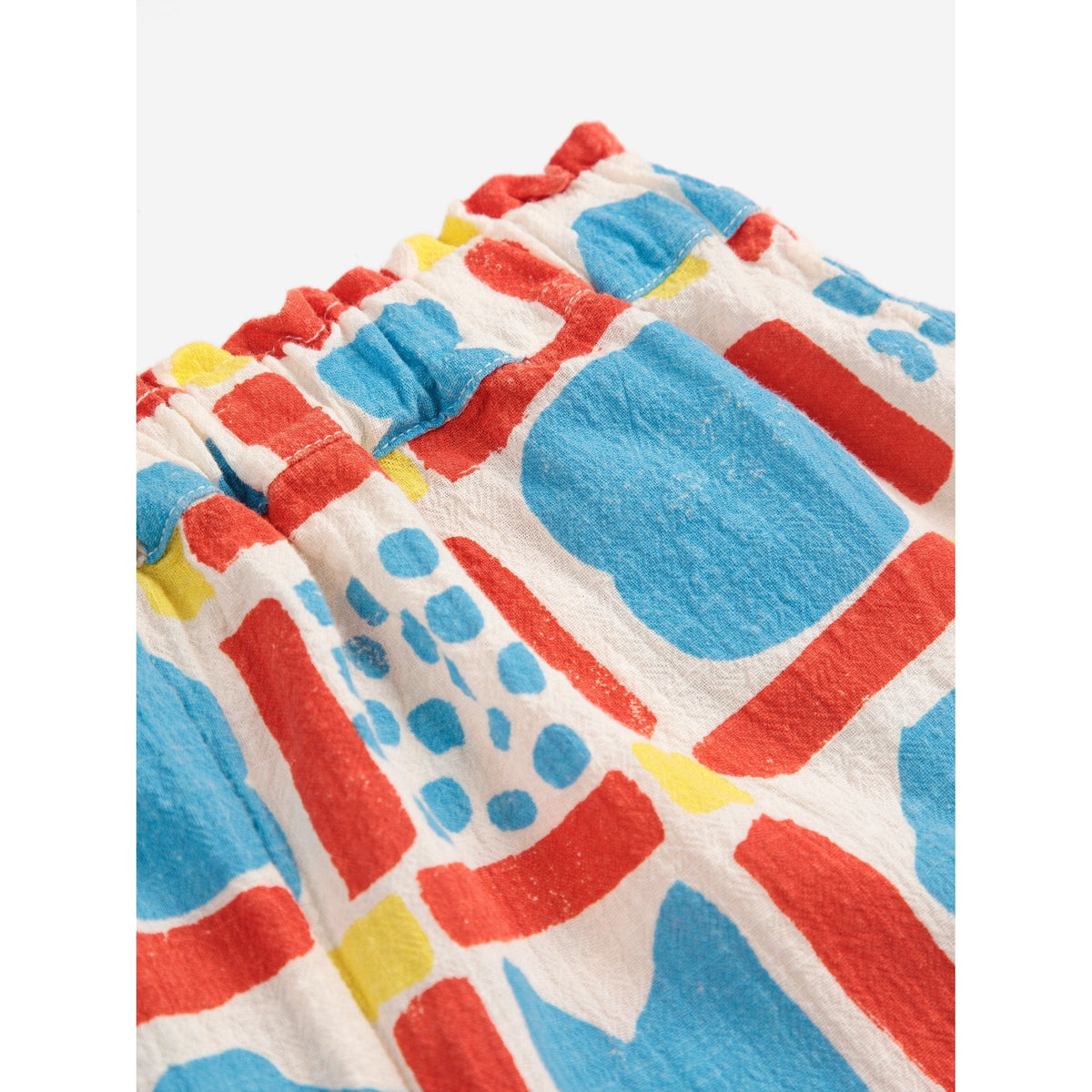 Geometric Game All Over Woven Girl Shorts