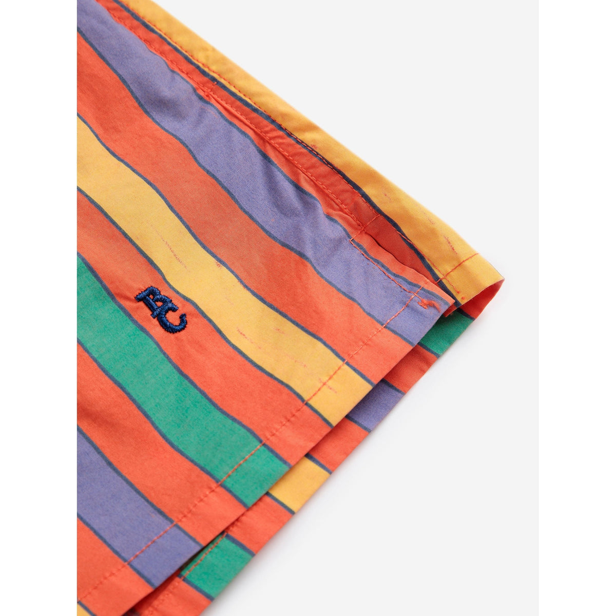 Multicolor Stripes Woven Shorts