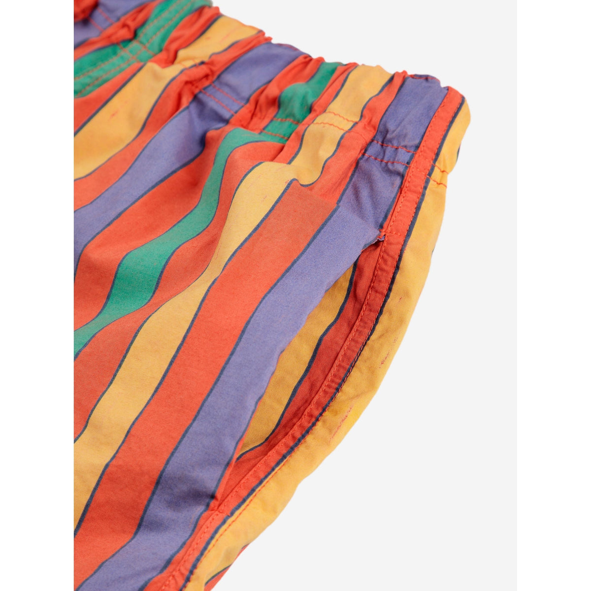 Multicolor Stripes Woven Shorts
