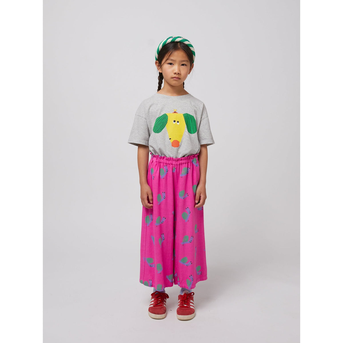Funny Snail All Over Woven Culotte Pants