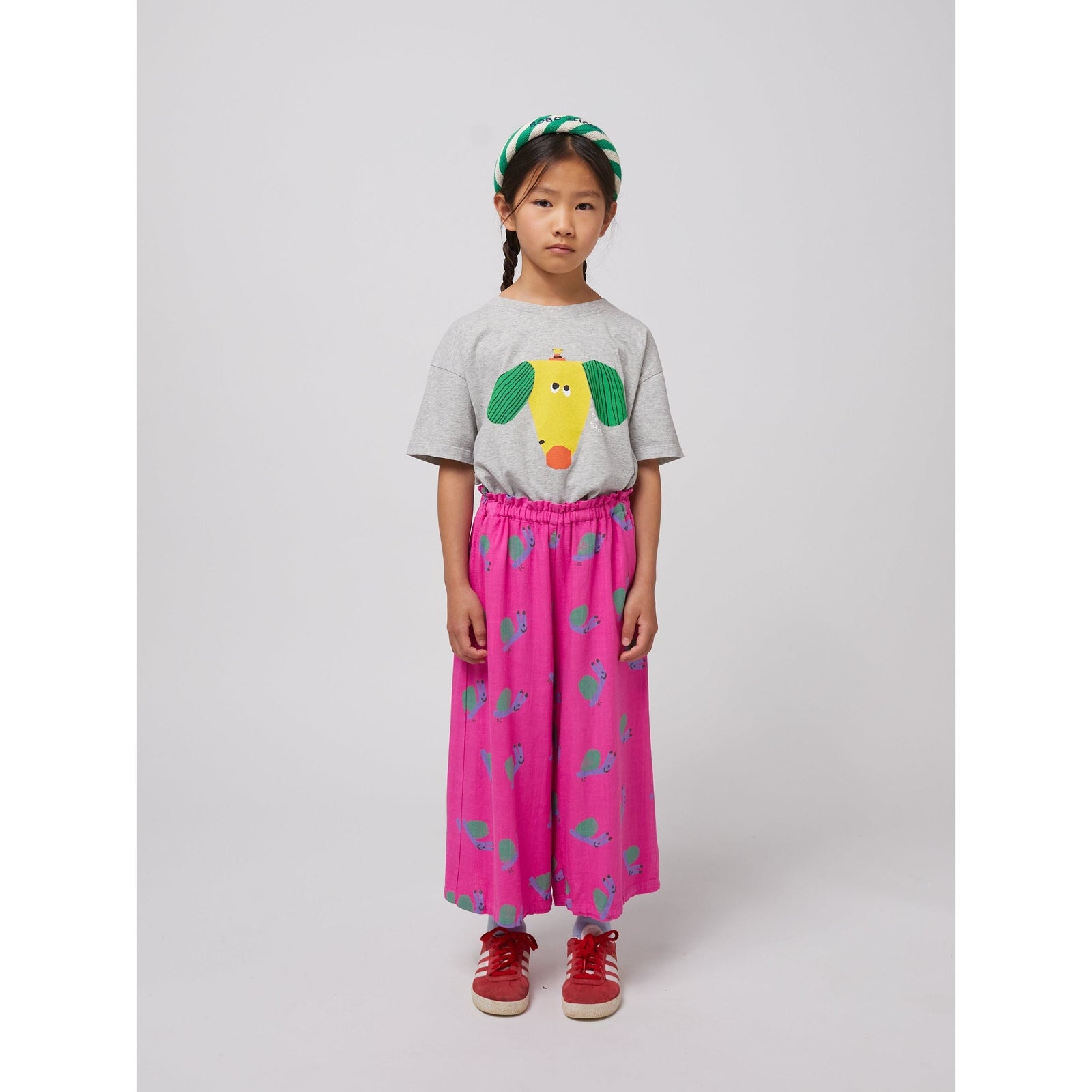 Funny Snail All Over Woven Culotte Pants