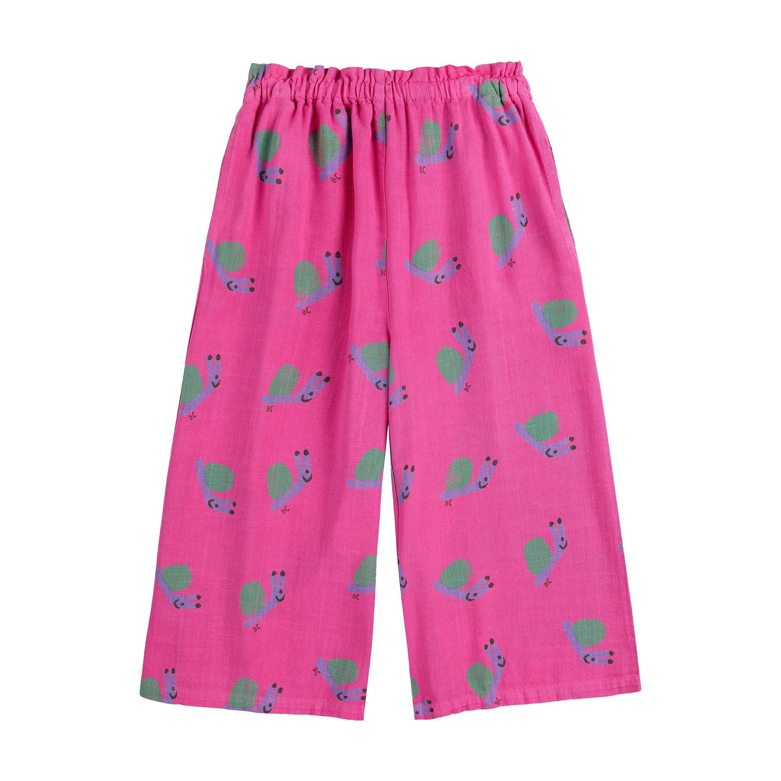 Funny Snail All Over Woven Culotte Pants