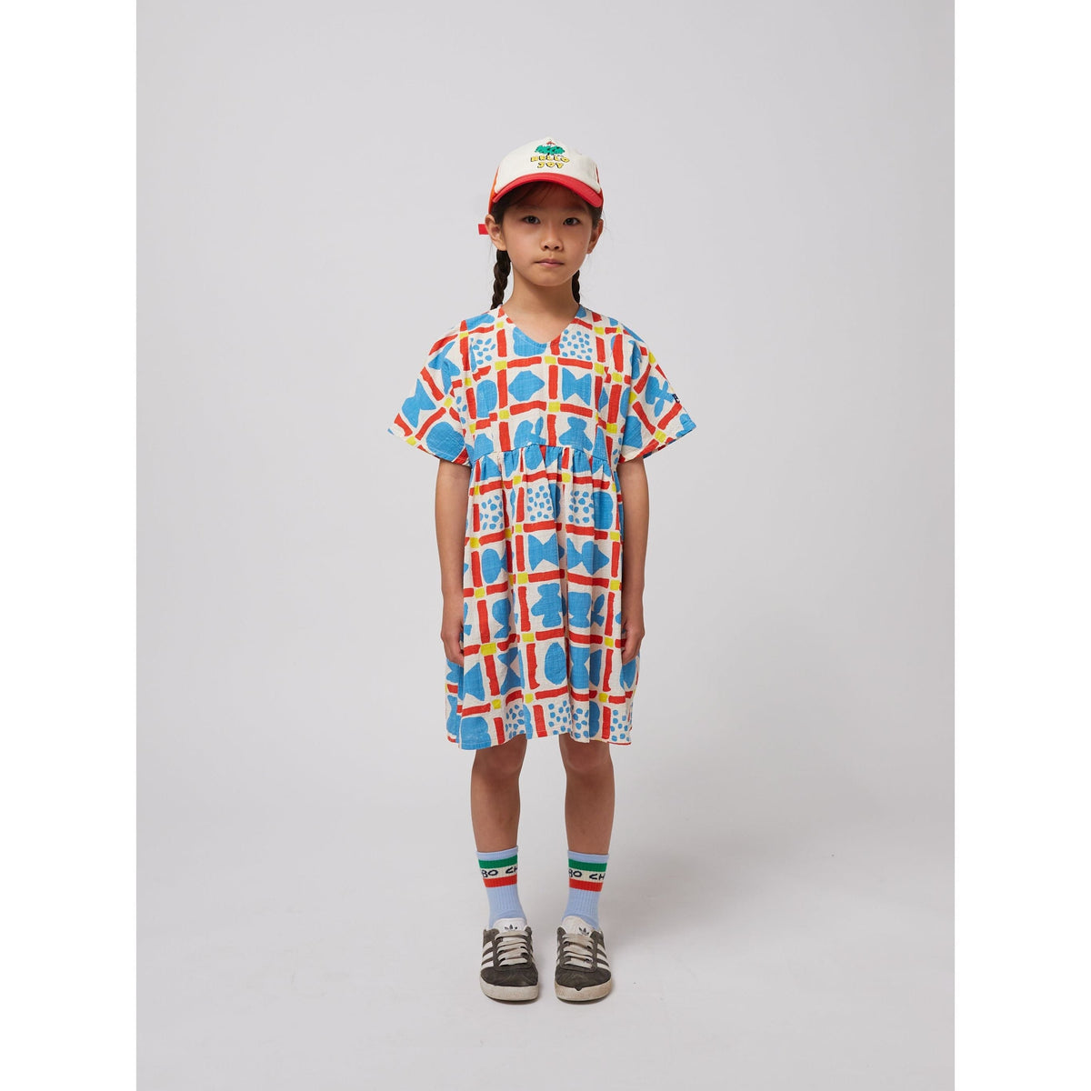 Gemetric Game All Over Woven Dress