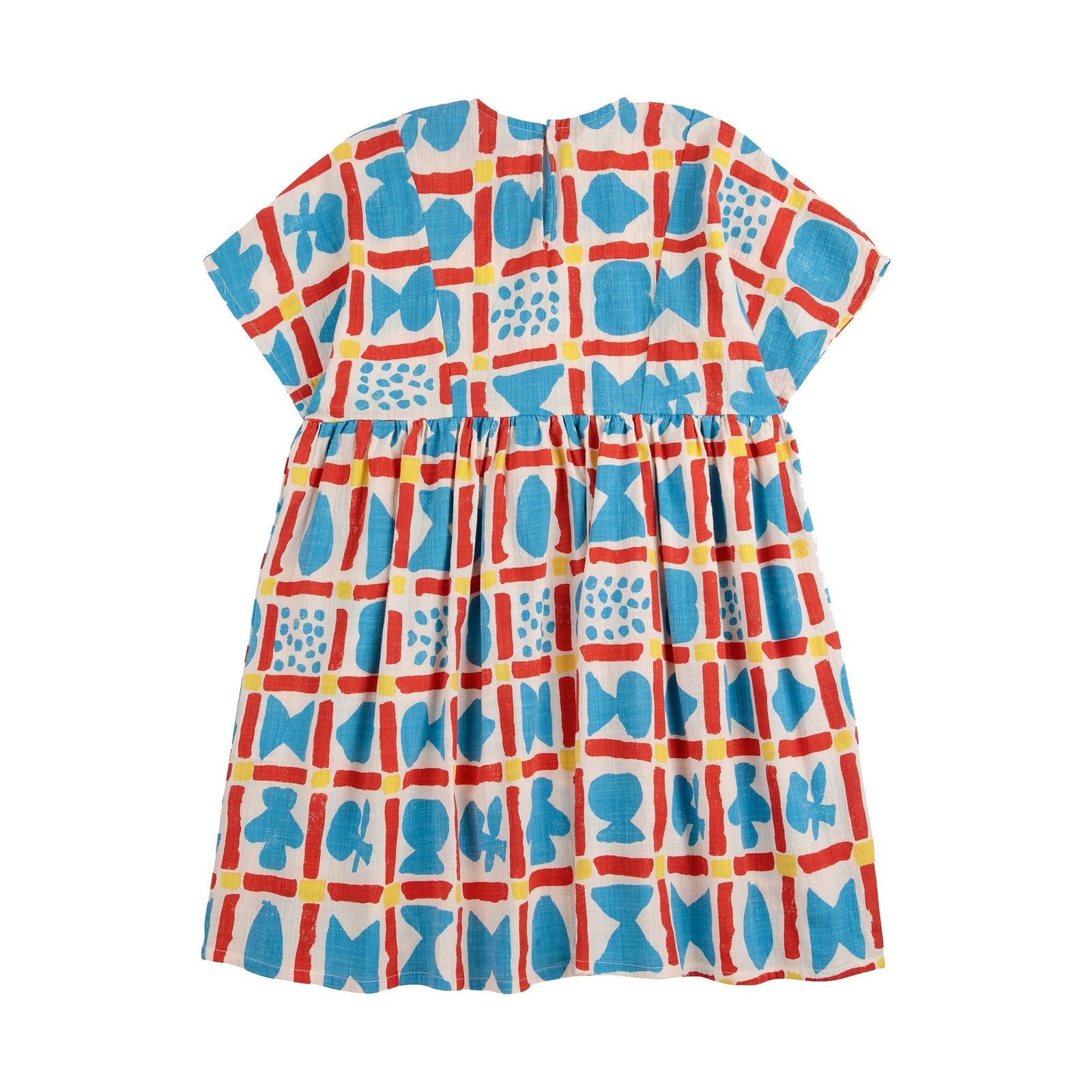 Gemetric Game All Over Woven Dress