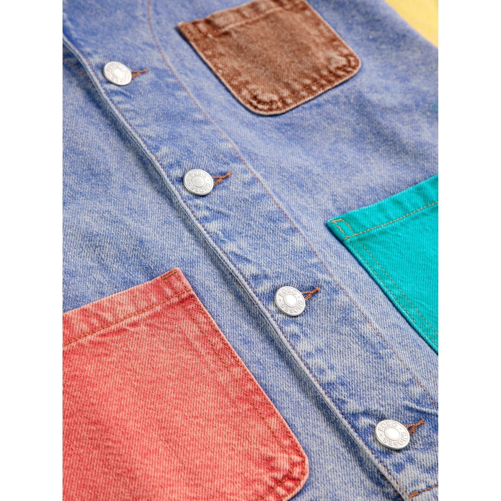 Color Block Denim Jacket