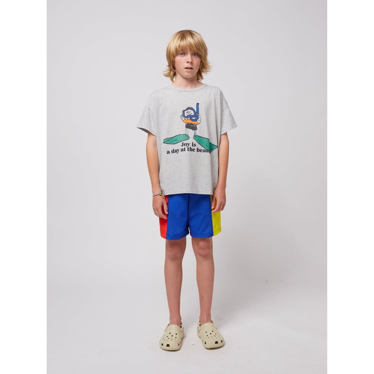 Color Block Swim Board Shorts