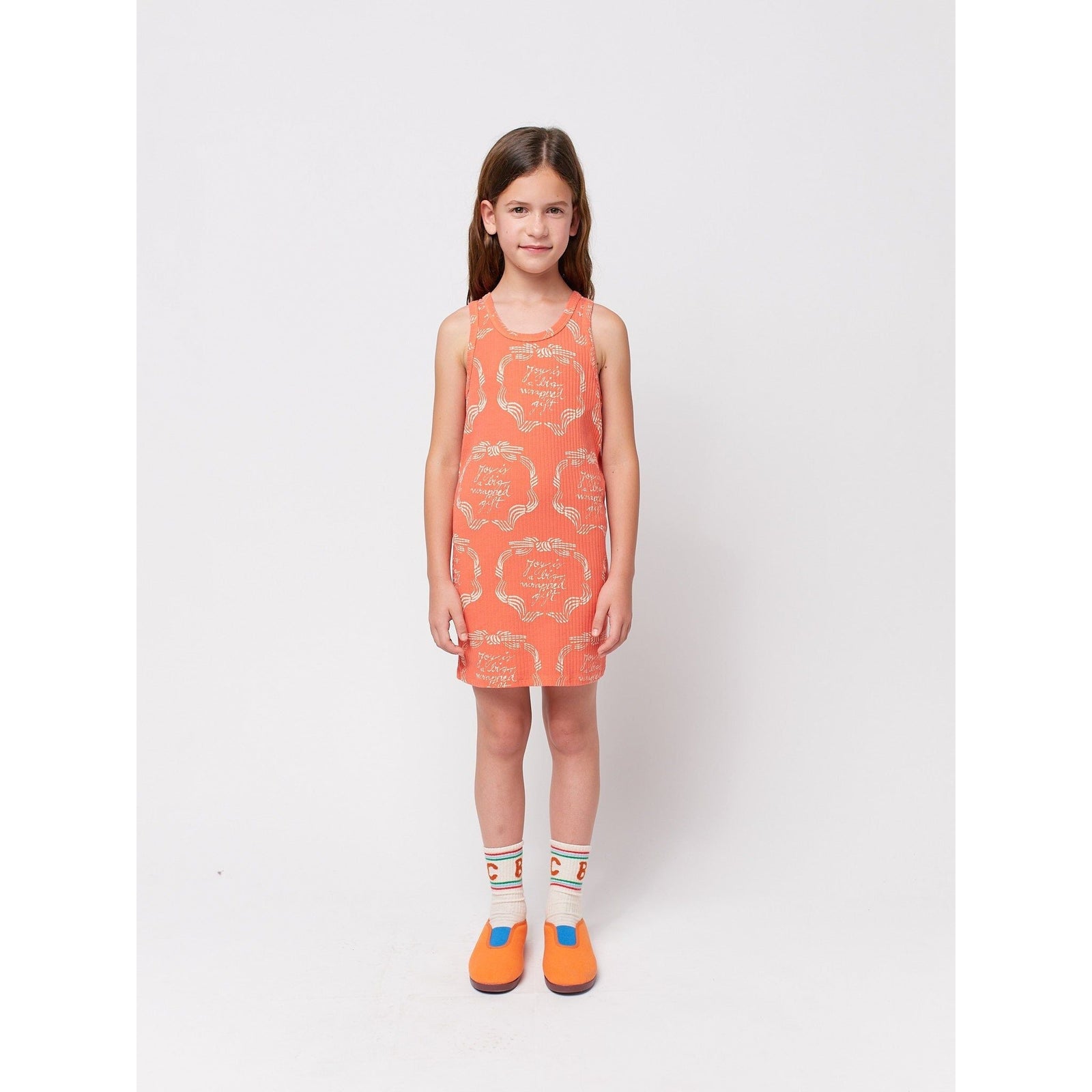 Ribbon Gift All Over Midi Dress