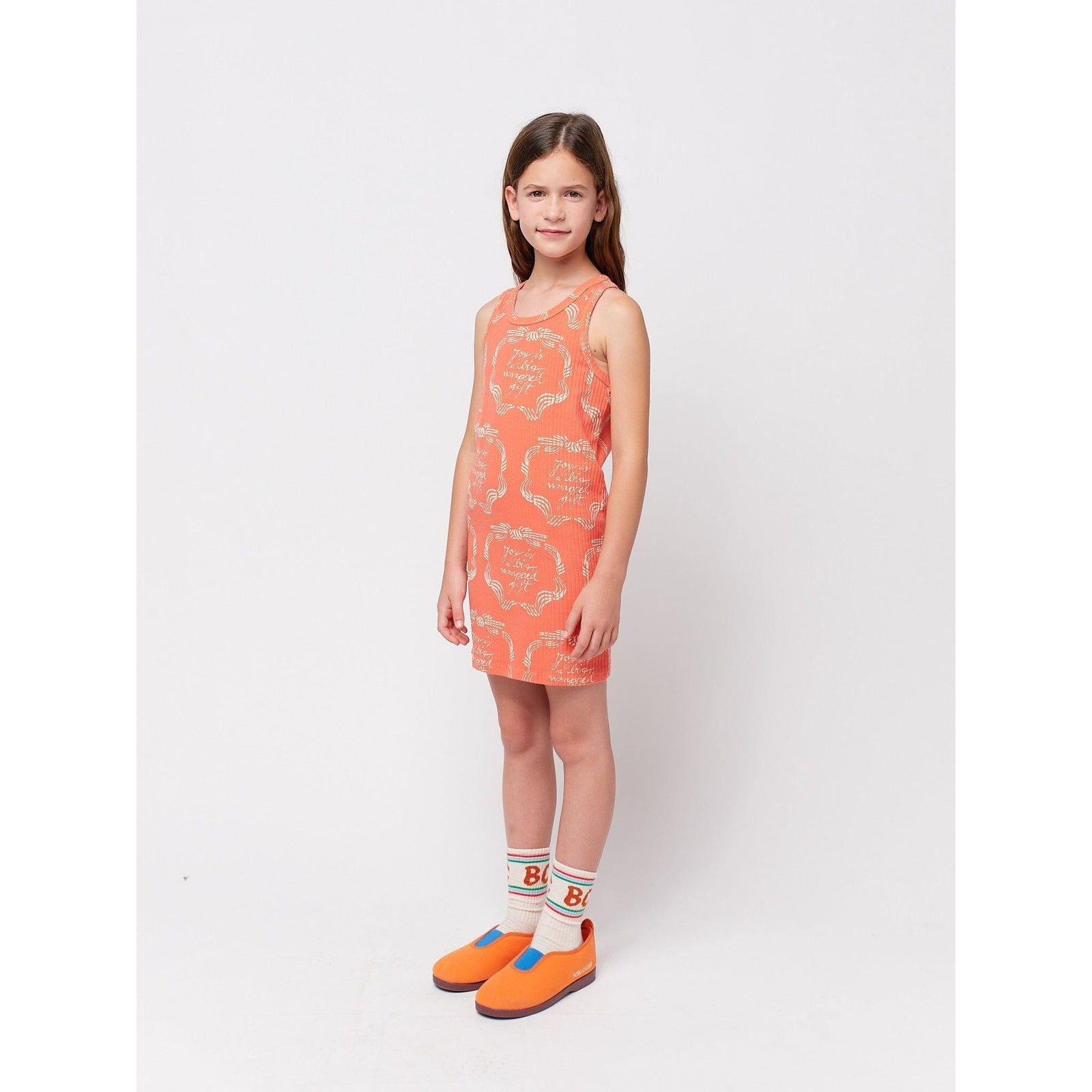 Ribbon Gift All Over Midi Dress