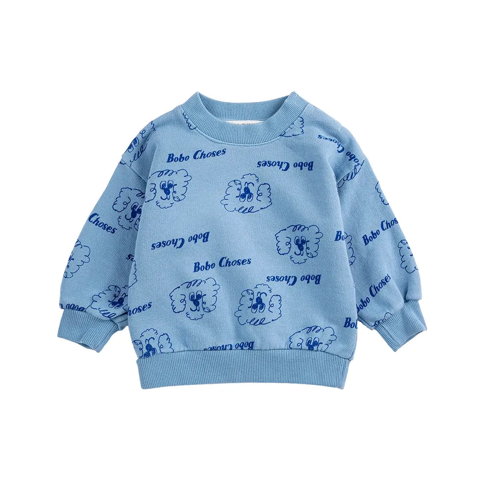 Pickles The Dog All Over Sweatshirt