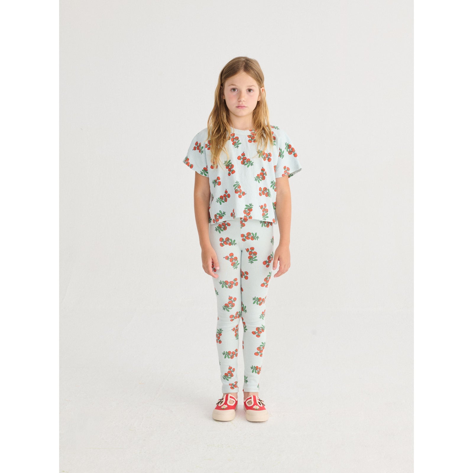 Juicy Tomatoes All Over Cropped T-Shirt