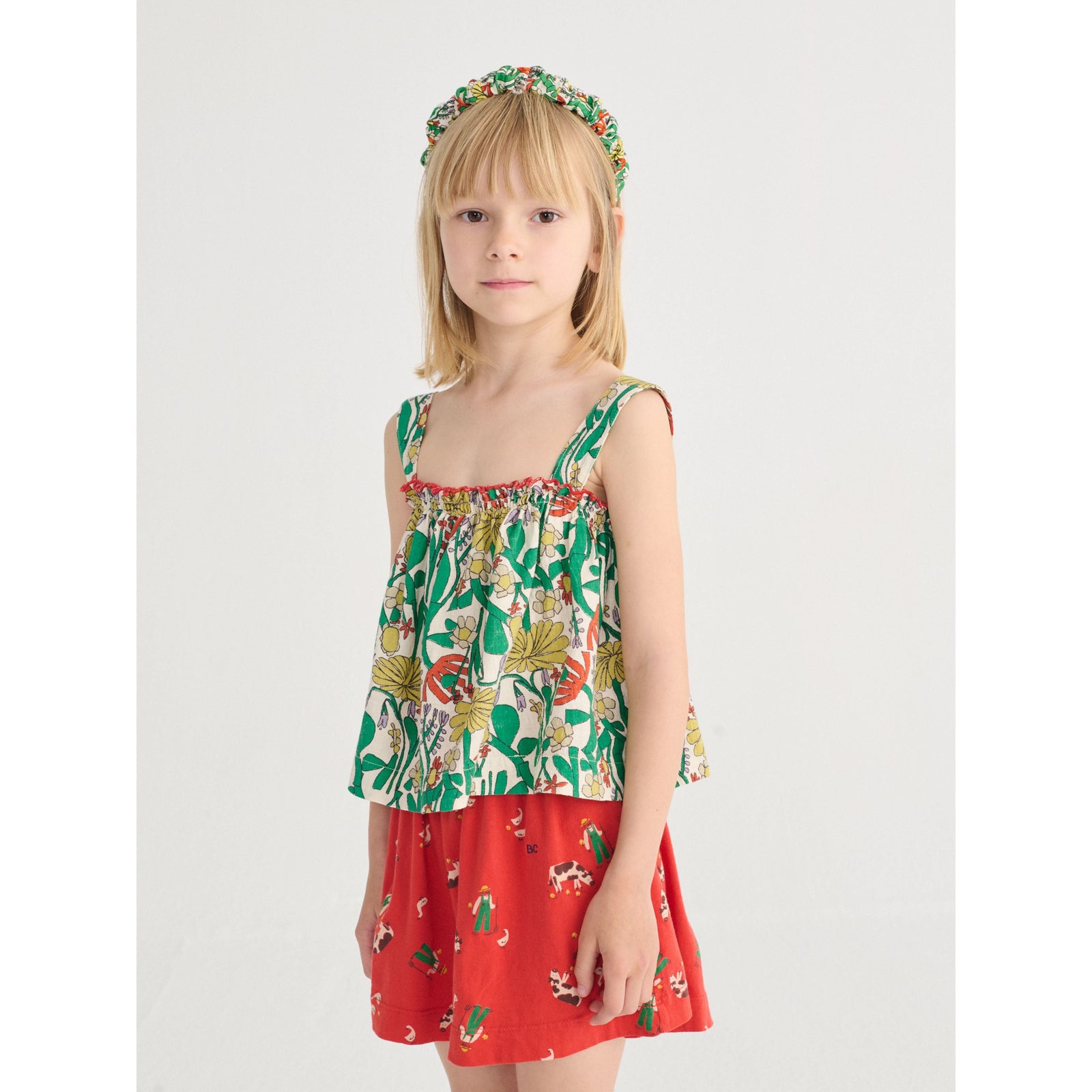 Color Herbalist All Over Woven Top