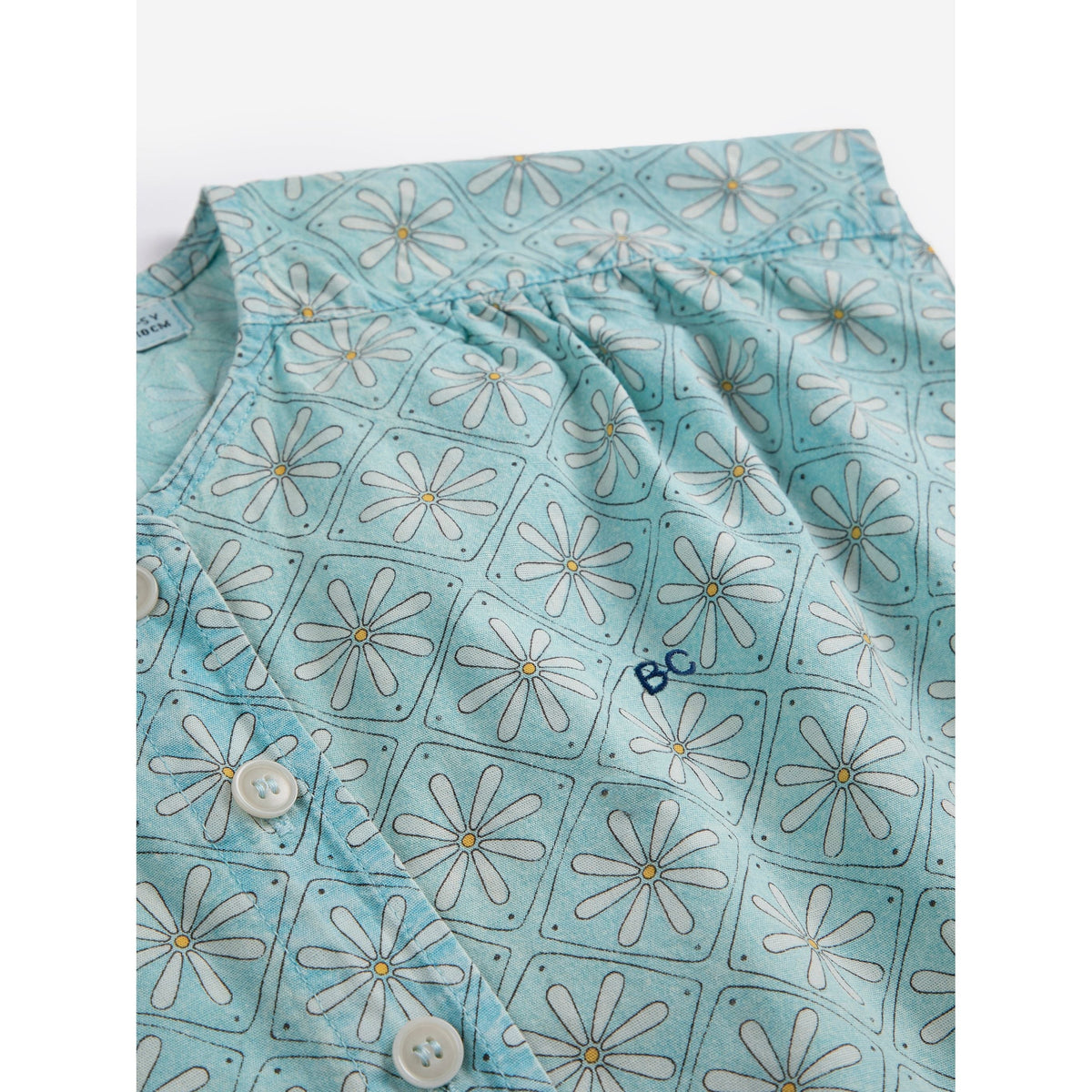 Daisy Mosaic All Over Woven Top