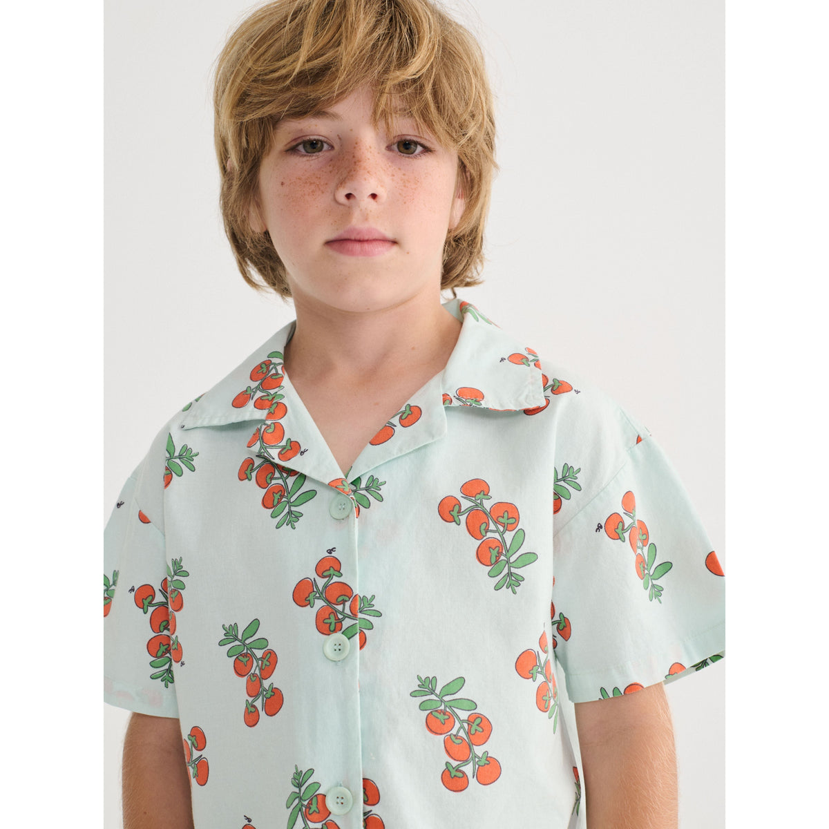 Juicy Tomatoes All Over Woven Shirt