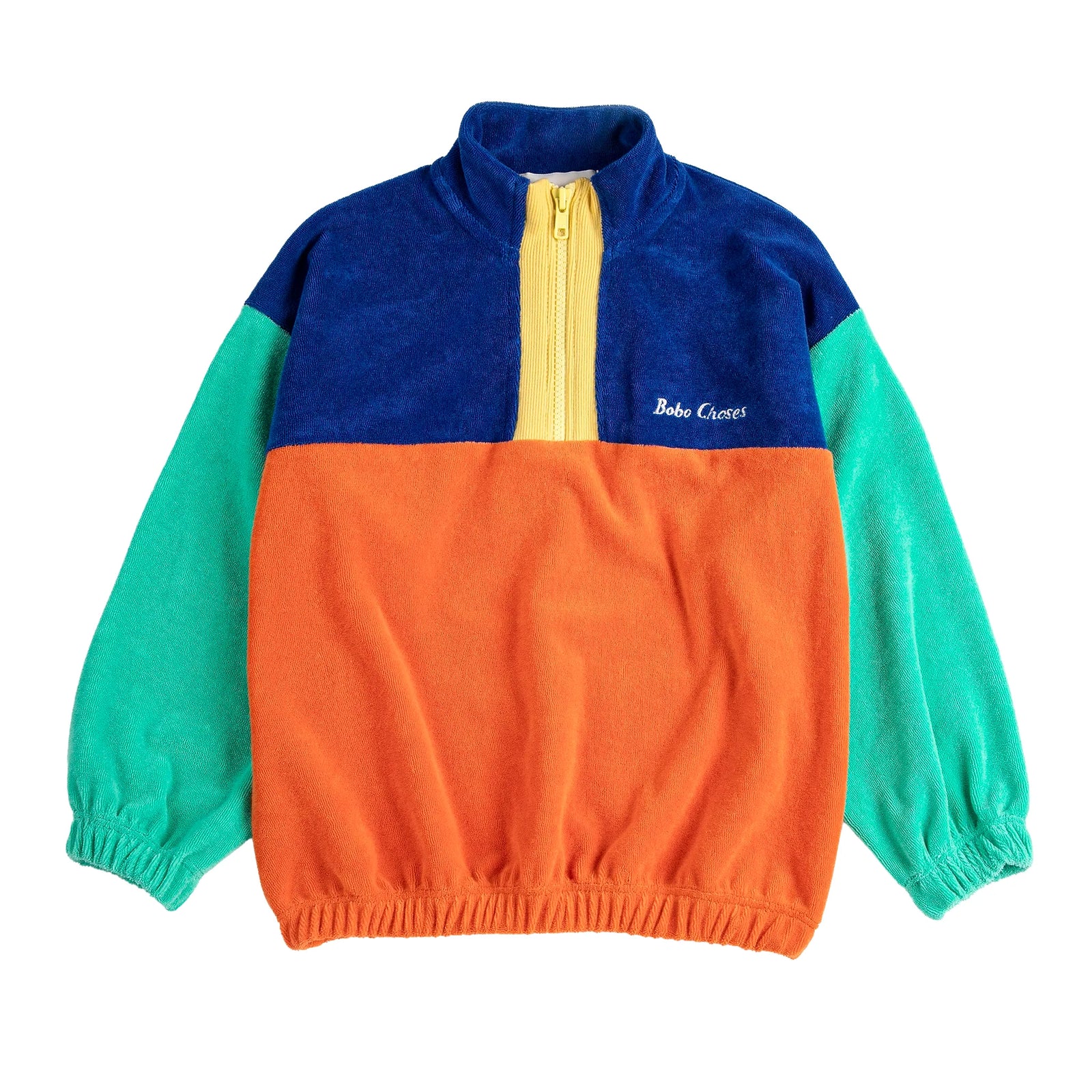 Bobo Choses Color Block Zipped Sweatshirt