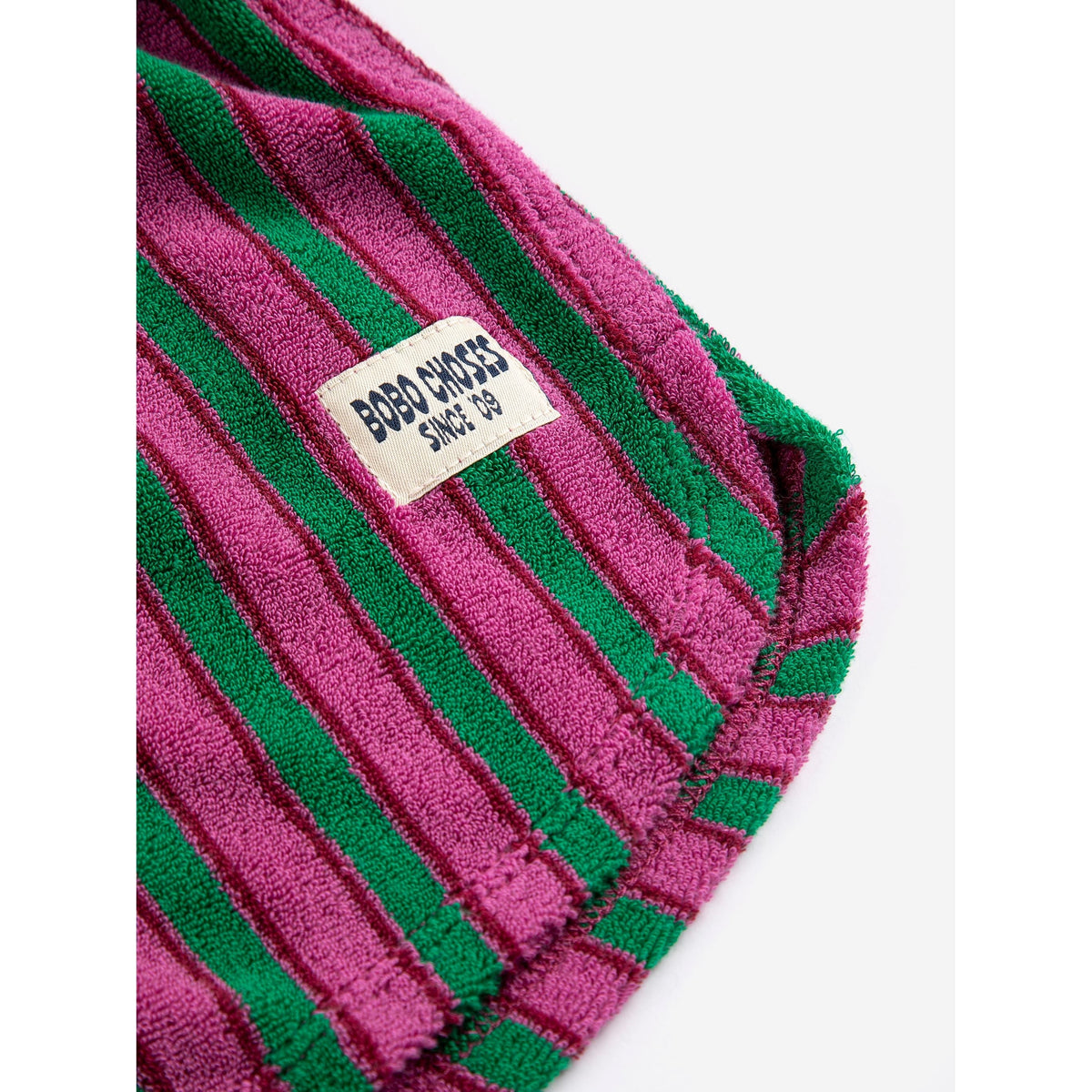 Striped Terry Cloth Shorts