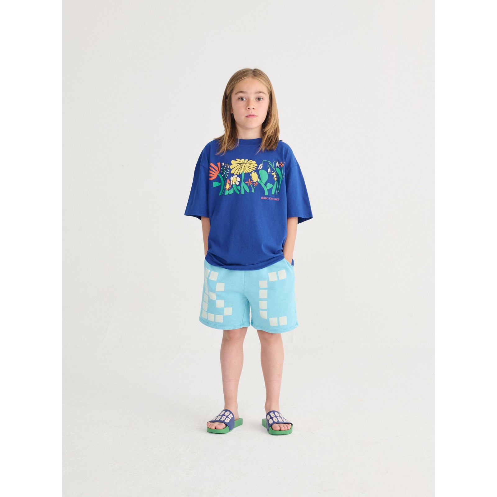 Square Bobo Choses Bermuda Shorts - Blue