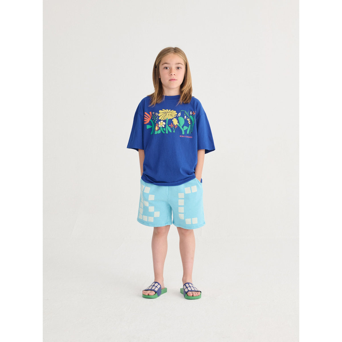 Square Bobo Choses Bermuda Shorts - Blue
