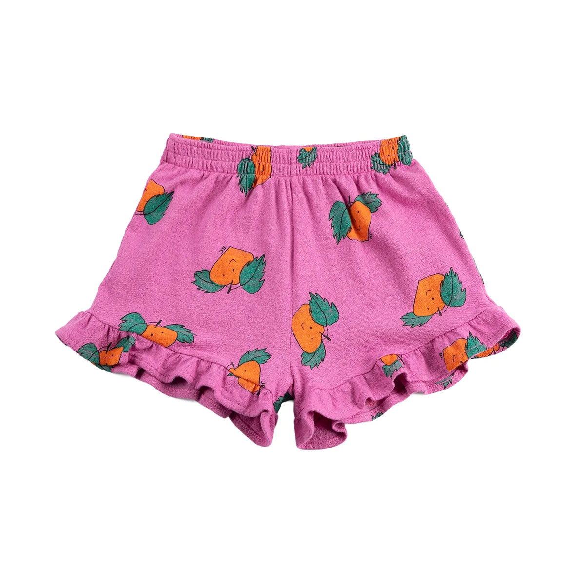 Tangerine All Over Ruffled Shorts