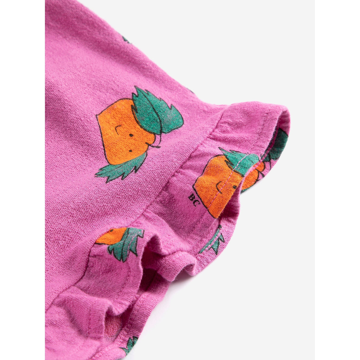 Tangerine All Over Ruffled Shorts