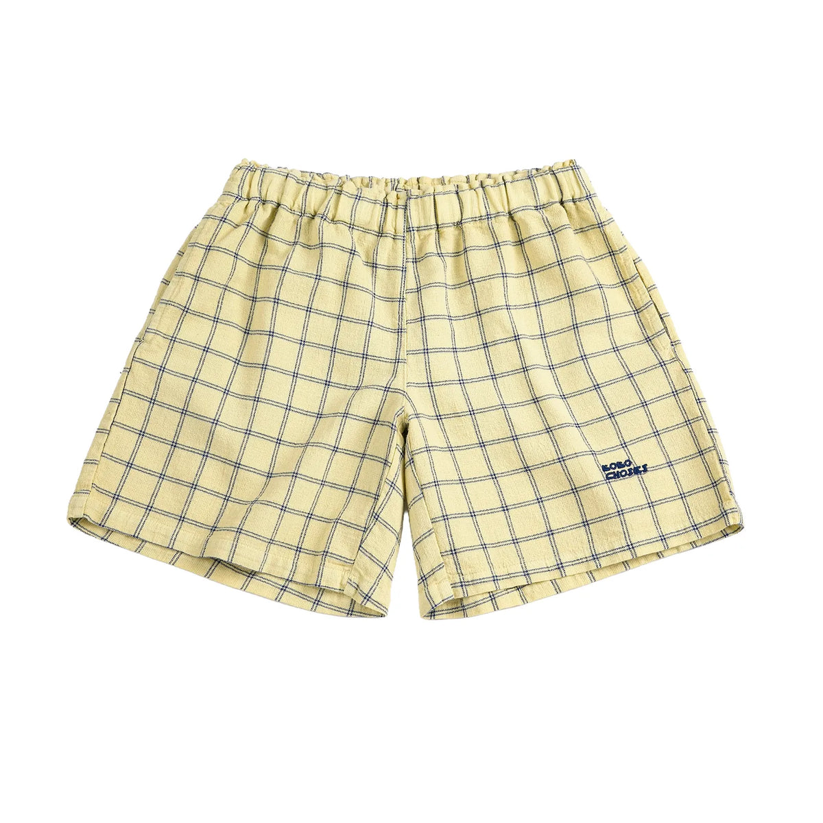 Spicy Window Pane Woven Bermuda Shorts