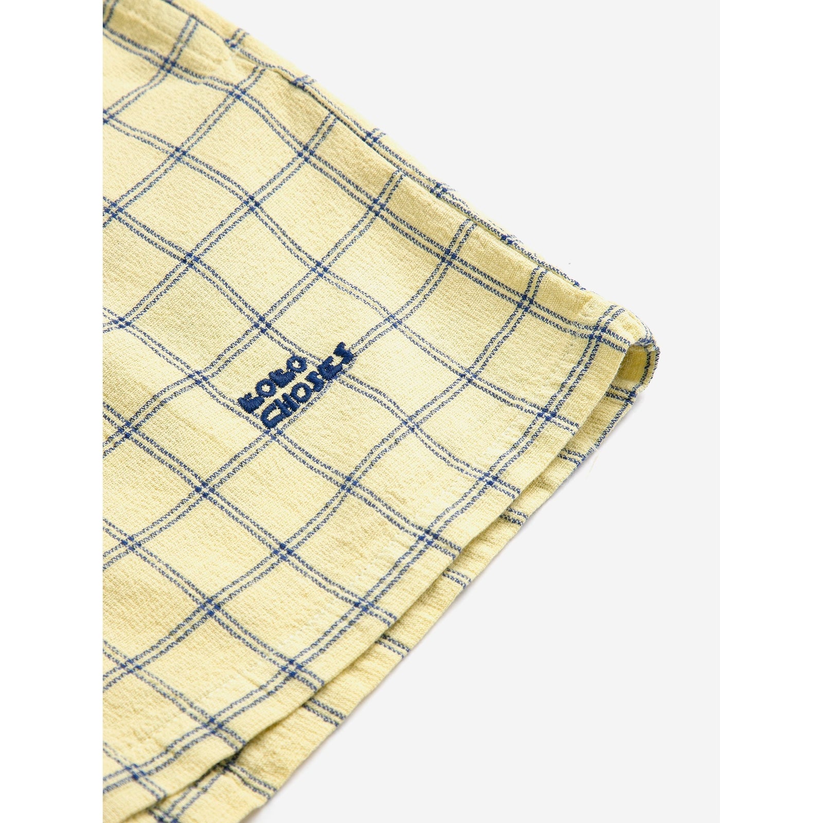 Spicy Window Pane Woven Bermuda Shorts
