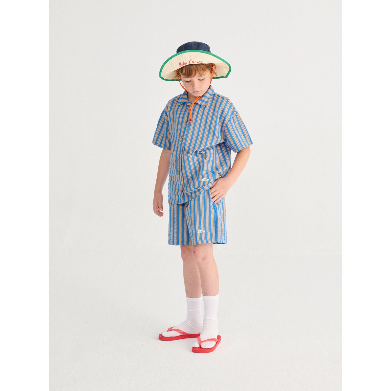 New Hairline Denim Bermuda Shorts