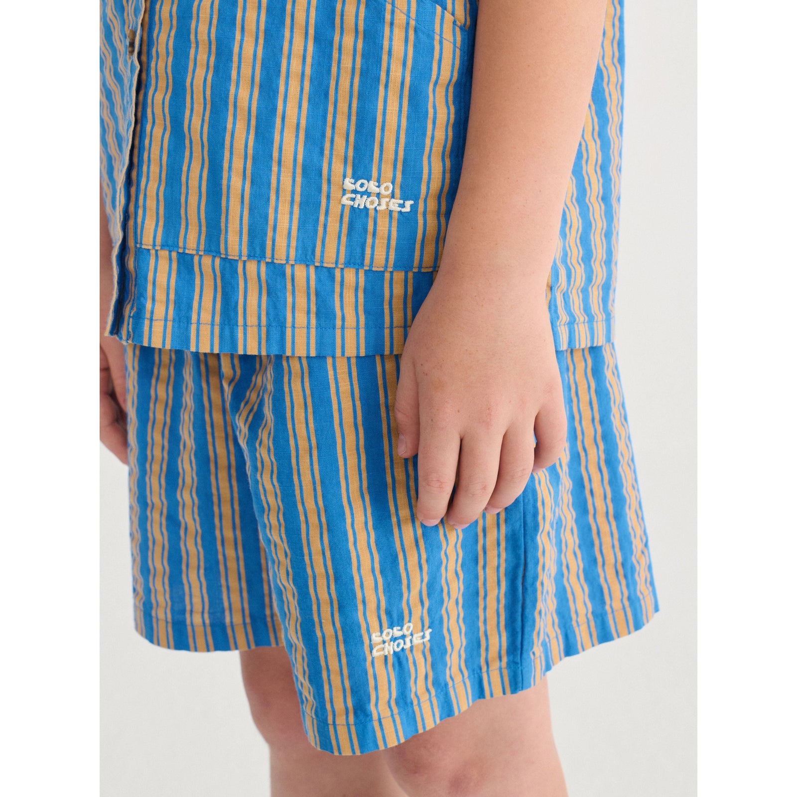 New Hairline Denim Bermuda Shorts