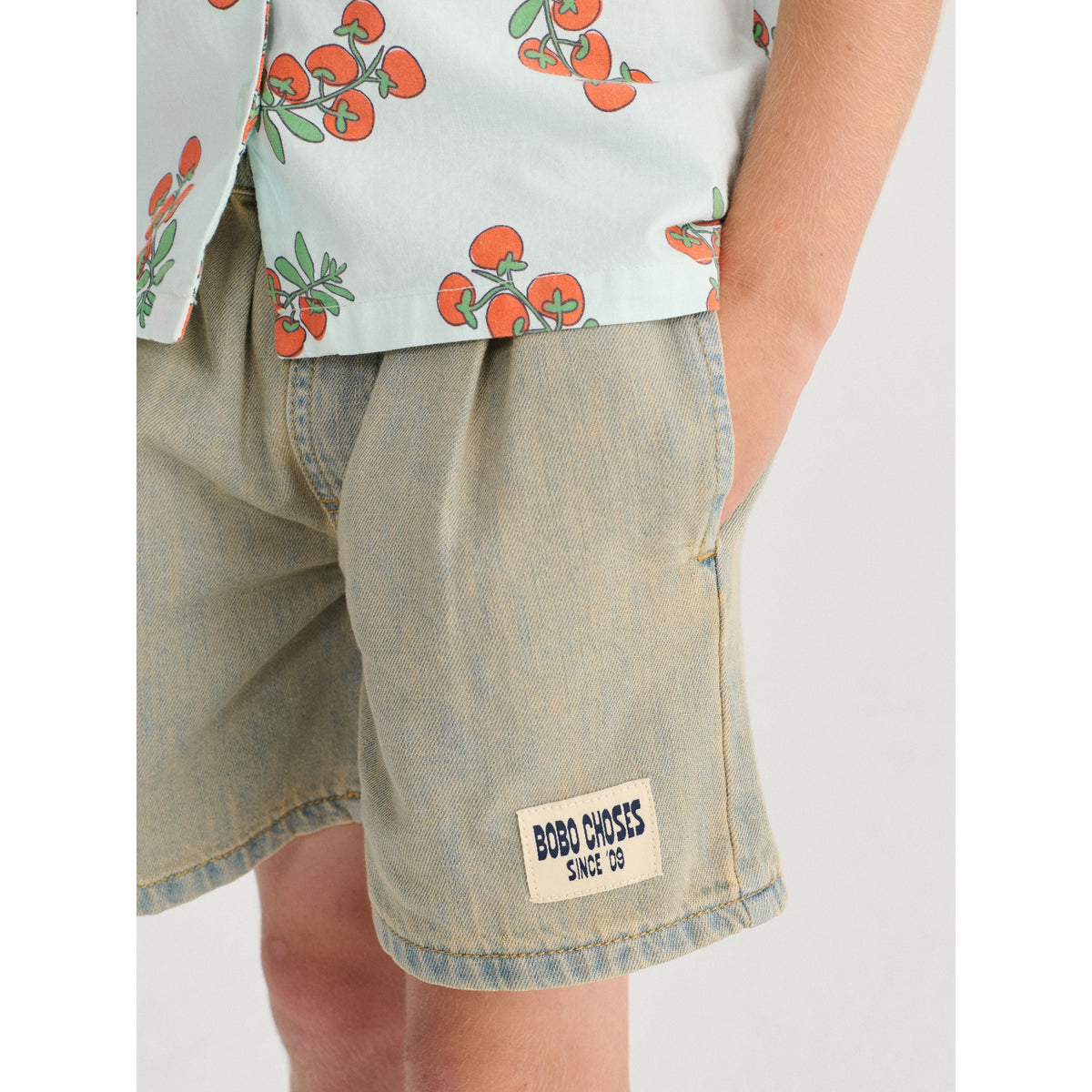 Bobo Choses Since 09 Denim Bermuda Shorts