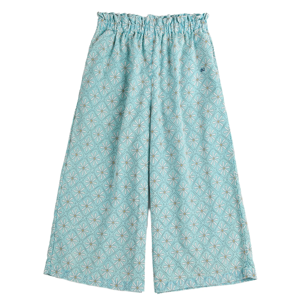 Daisy Mosaic All Over Woven Culotte Pants
