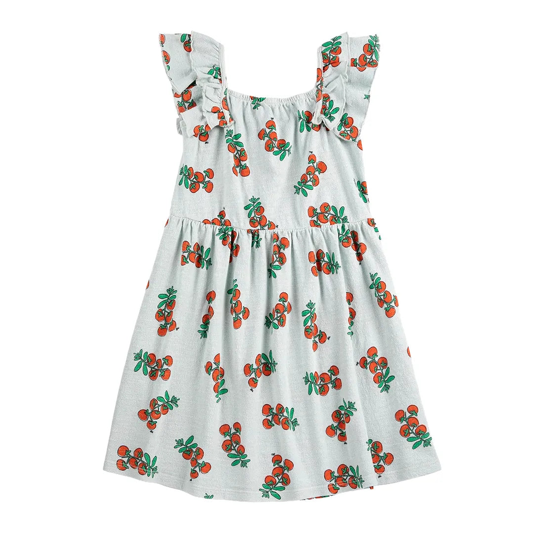 Juicy Tomatoes All Over Ruffled Dress