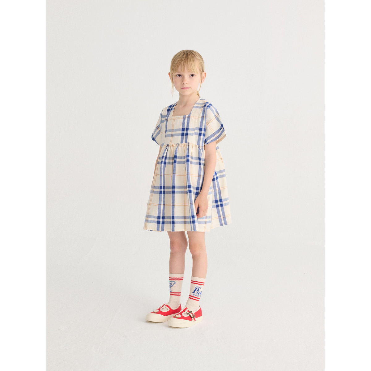 Fun Tartan Woven Dress