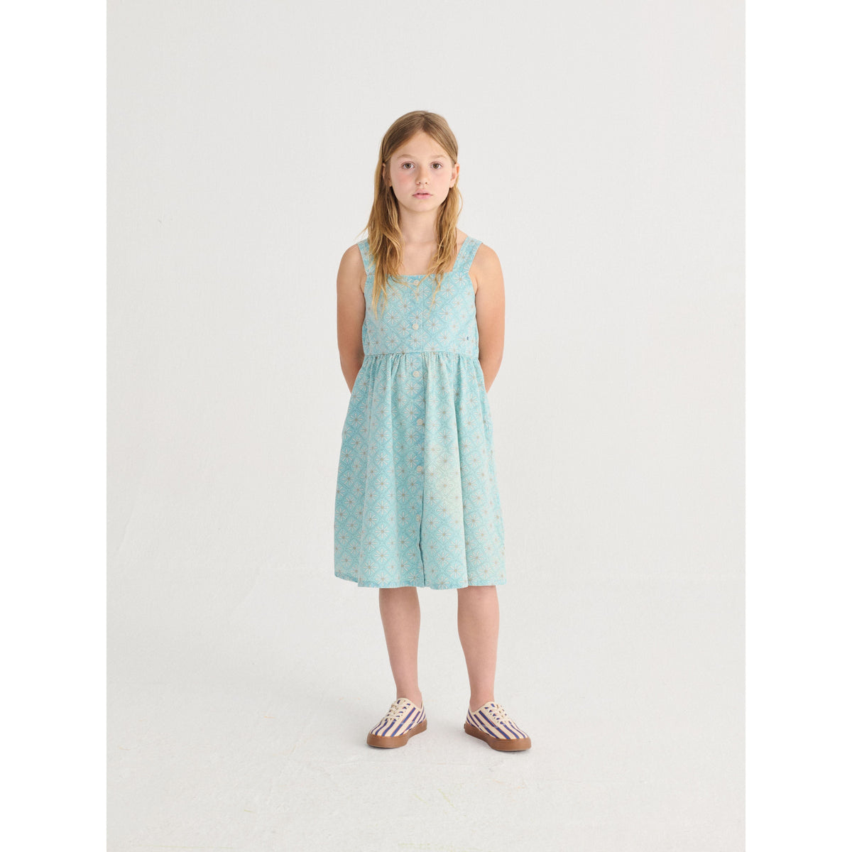 Daisy Mosaic All Over Woven Dress